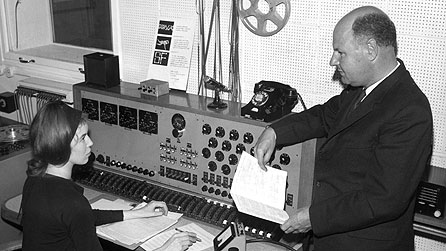 Delia Derbyshire and Desmond Briscoe