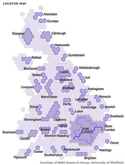 Map of the UK