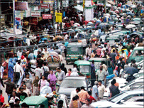 traffic jam in Dhaka