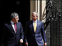 جورج بوش و گوردون براون