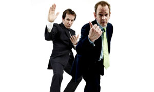 (L-R) Ben Miller and Alexander Armstrong