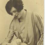 My mother the war worker with myself ten years before the war. A brave and feisty lady.