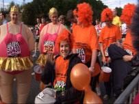 Joanna and helpers before the race