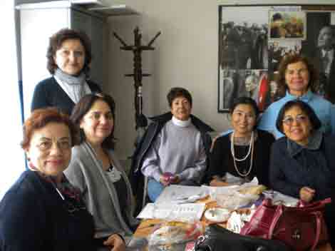 A meal at an English class in Turkey