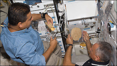 Tacos in space. Photo: NASA