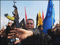 سامرا دھماکہ کے بعد ہونے والے مظاہرے