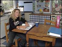 Leyanne McNeice in her kitchen