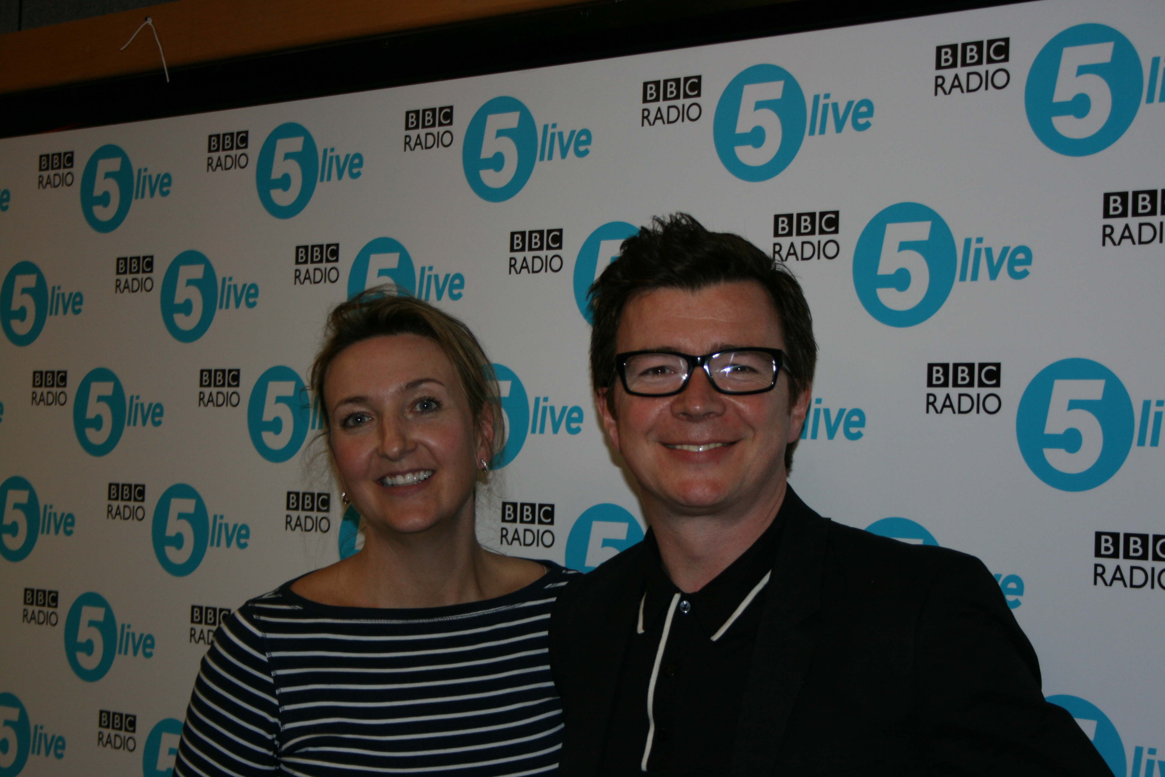 Victoria with Rick Astley