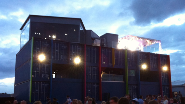 Image of the BBC studio at the Olympic Park