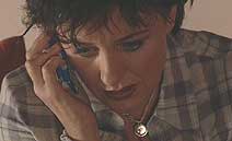 Alice on the phone