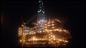 Night time picture taken end of December 2007 showing an oil rig platform situated off Angola