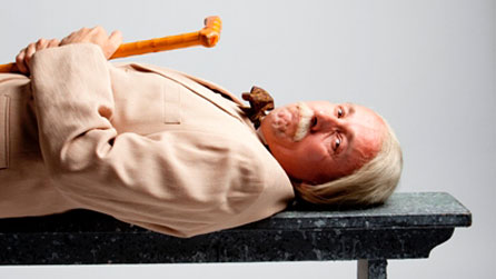 Richard Elfyn as David Lloyd George. Photo: James Davies