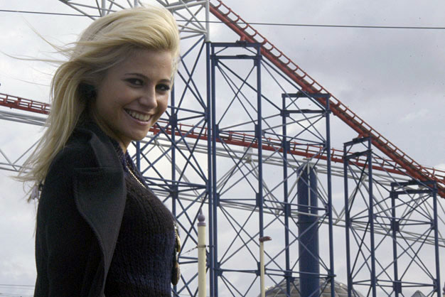 Pixie Lott out and about in Blackpool