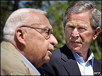 بوش و شارون