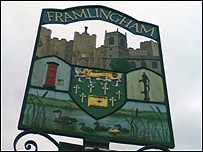 Framlingham town sign