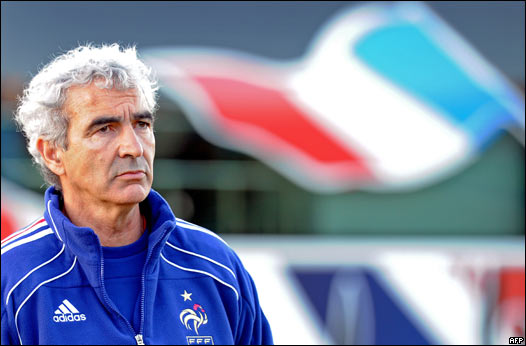 Paymond Domenech, entrenador de la selección de fútbol de Francia