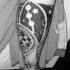 Sean's leg tattoo
