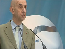 Louis Gallois, Chief Executive of EADS, the parent company of Airbus