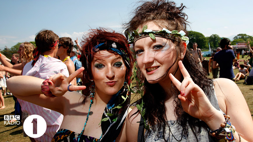 Photos of the Radio 1's Big Weekend audience on Sunday