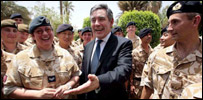Gordon Brown in Iraq