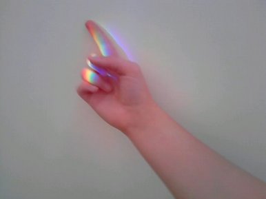 rainbow finger