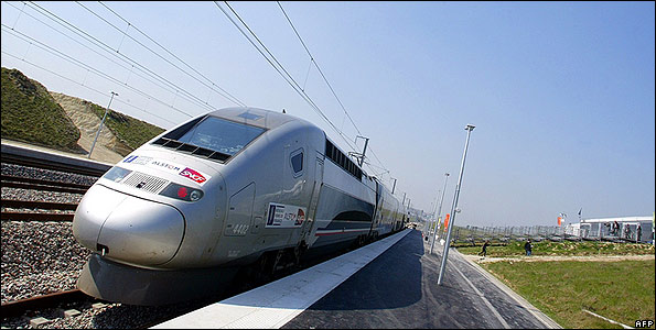 French TGV high-speed train - file pic