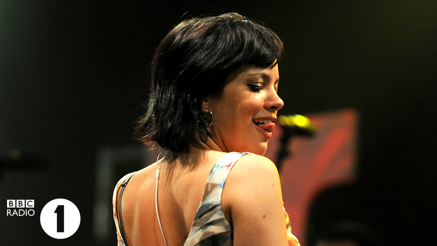 Lily shows her cheeky side on the main stage