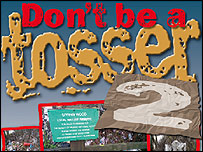 'Don't be a Tosser 2'
