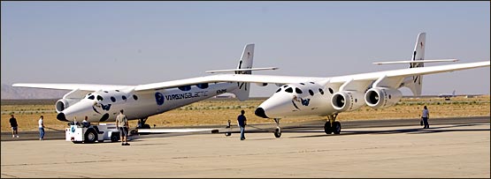 White Knight 2 - the aircraft to carry the spaceship for day-trips to space