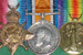 War medals awarded to James Moore.
