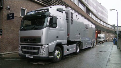 Outside broadcast truck