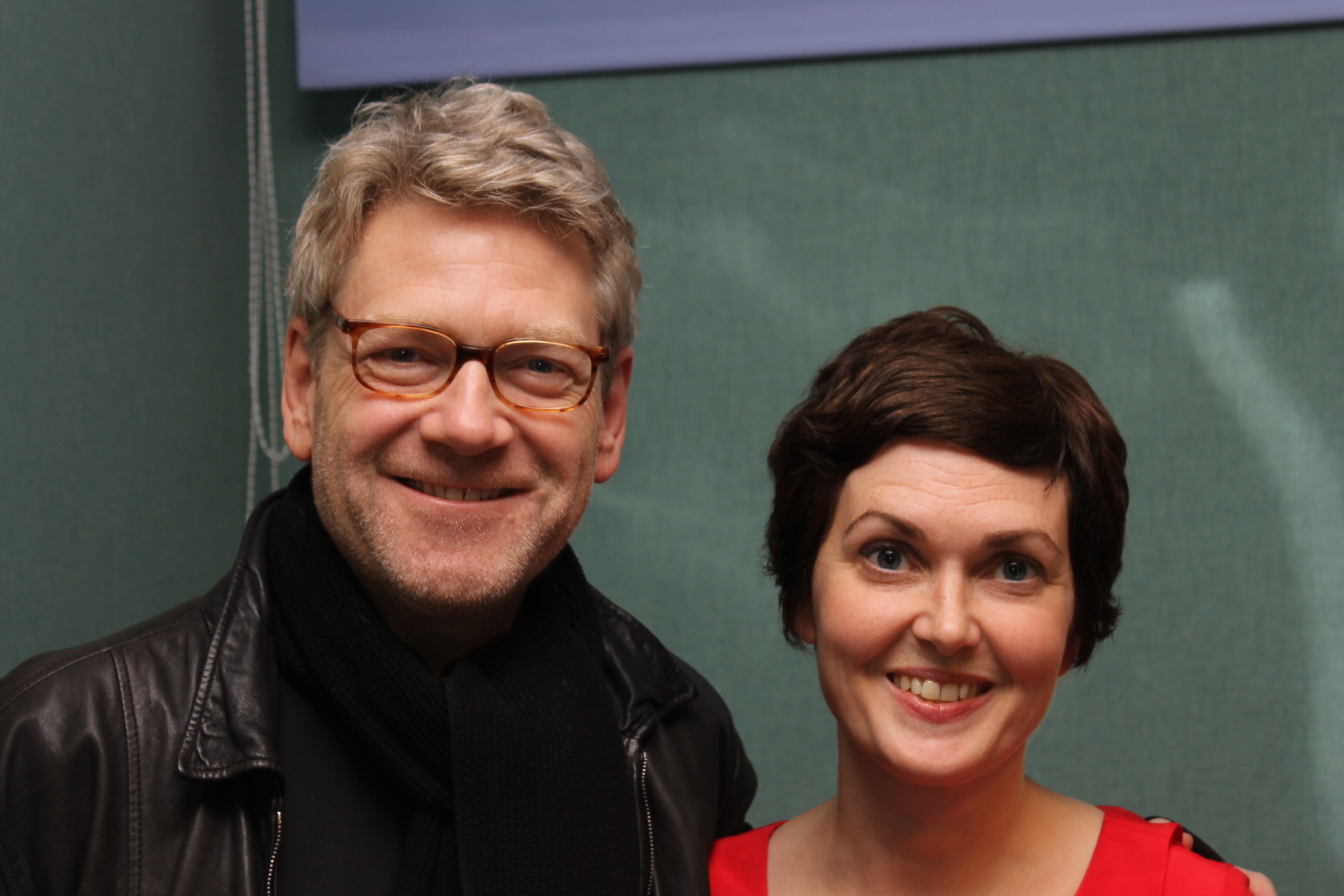 Kenneth Branagh and Marie-Louise Muir