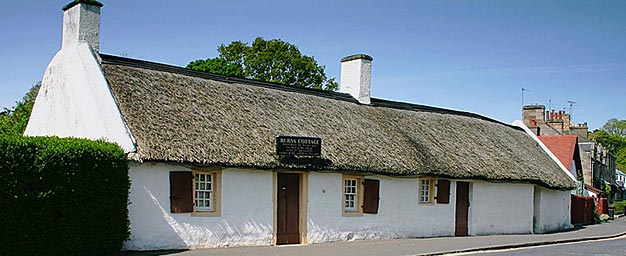 The cottage in which Robert Burns was born