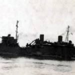 HMS Forth, 1940. Eileen Hynnam’s husband, Frank, served on HMS Forth, which had gone to America to take the gold shipment from Britain and only had an escort for part of the way. HMS Forth was a submarine maintenance ship.