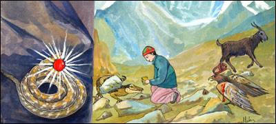 لعل دهن مار