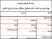 پرسشنامه ثبت نام انتخابات