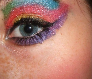 Rainbow eye xD