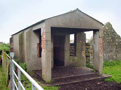 The sort of guardroom that would have been at the entrance of scores of camps all over Northern Ireland