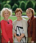 Helen Mirren, Julie Walters and original calendar girl Angela Barker