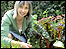 Helen Pitel in her garden in Cainscross, Stroud