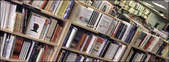Books in a bookshop