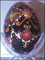 Coloured Easter egg