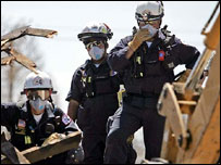 The rescue operation in Louisiana