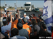 Sderot'taki Yahudi yerleşimciler