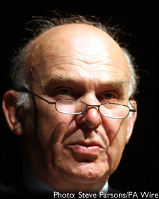 Business Secretary Vince Cable