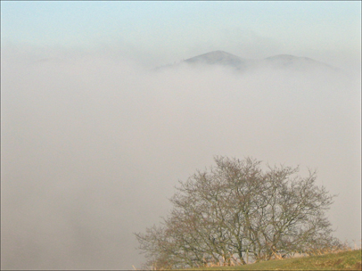 Mist seen from the Malvern Hills