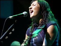 KT Tunstall performing at Norwich Arts Centre