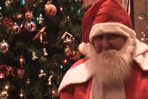 Santa's had vistors from all over the world come to see his grotto. 