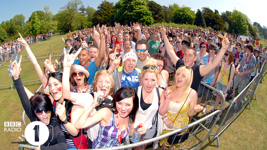 Photos of the Radio 1's Big Weekend audience on Sunday