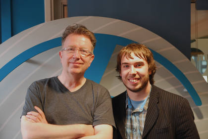 Tom with Harry Harris